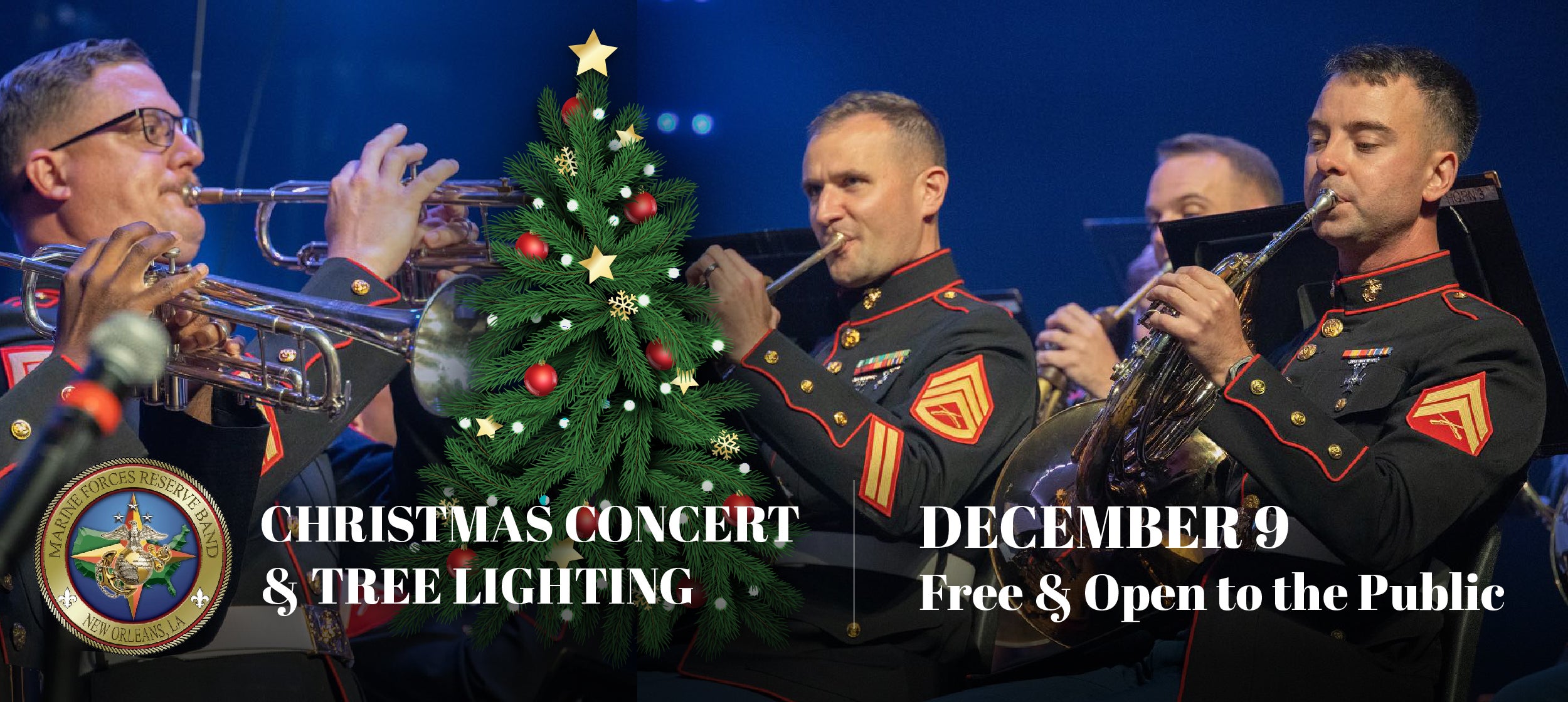 Marine Forces Reserve Band Christmas Concert & JPAC Tree Lighting